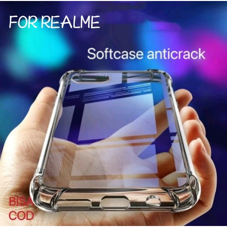 REALME C25 C25S C21 C21Y CASING BENING ANTI CRACK BAHAN SILICONE TPU TRANSPARAN