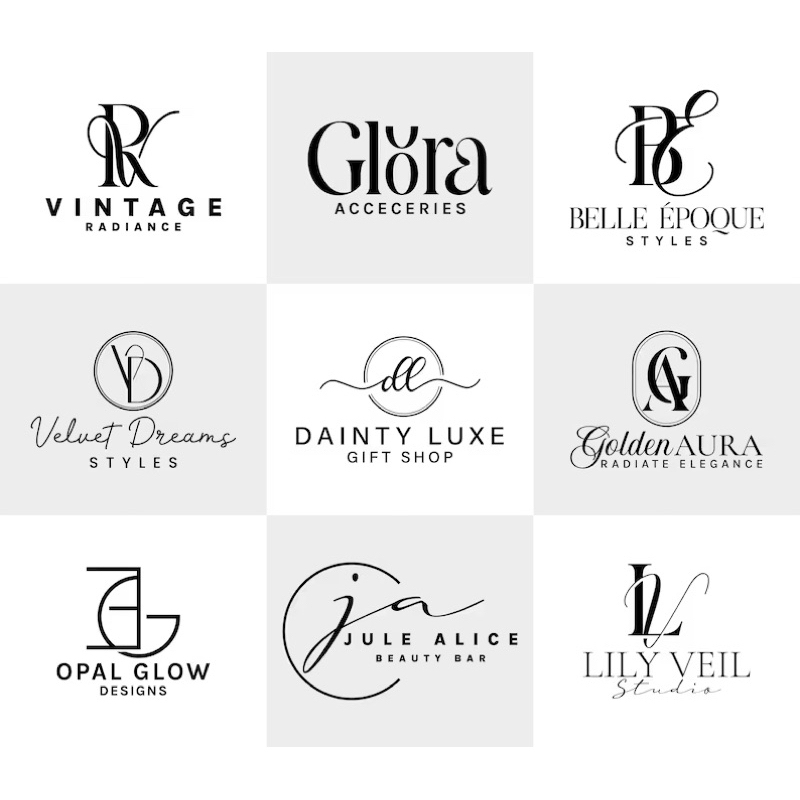 ARABELLA SIMPLE LOGO CUSTOM | JASA PEMBUATAN DESIGN LOGO OLSHOP BISNIS SIMPLE ELEGAN CANTIK