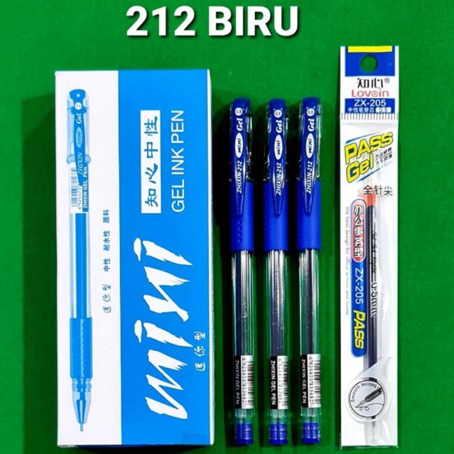 

PULPEN GEL JL-212 BIRU 0,5/SATUAN