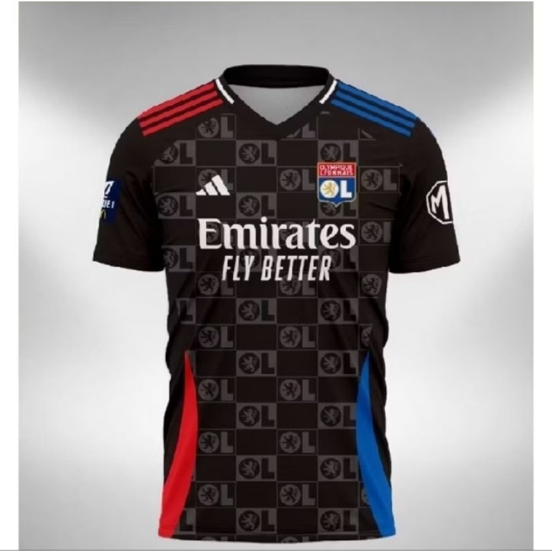 Jersey Lyon Home Away Third2024 2025