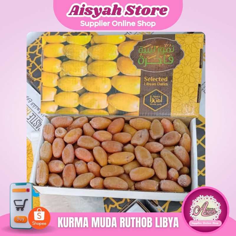 

KURMA MUDA RUTHOB LIBYA KUALITAS PREMIUM 1KG