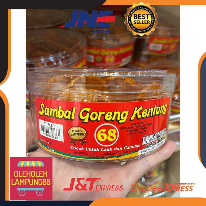 

Aneka 68 Sambal Goreng Kentang Toples 200Gr Sambel Goreng Kentang 68 Sambal Goreng Oleh Oleh Lampung