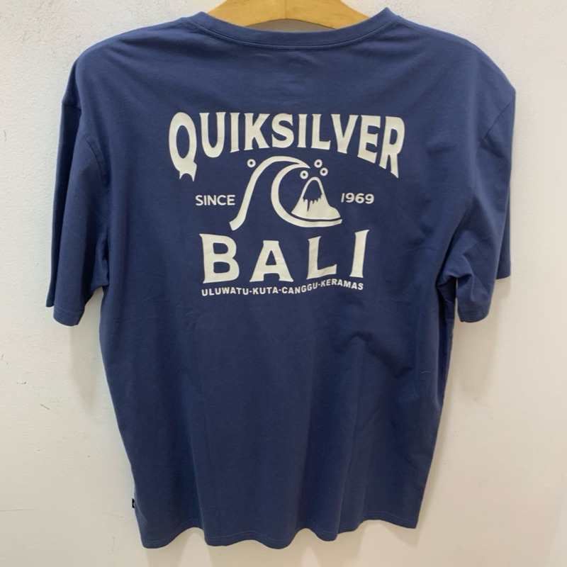 Kaos Pria Quiksilver Bali Original Ab Bali Time Tested Bylo New