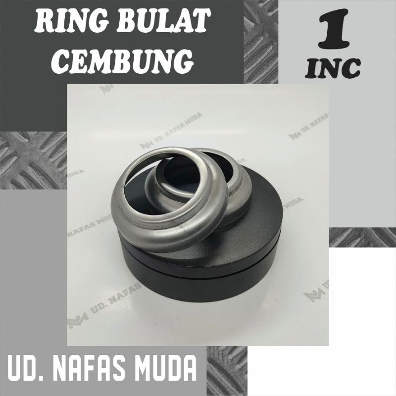 Ring cembung pipa bulat 1inch aksesoris ornamen pagar besi berkualitas