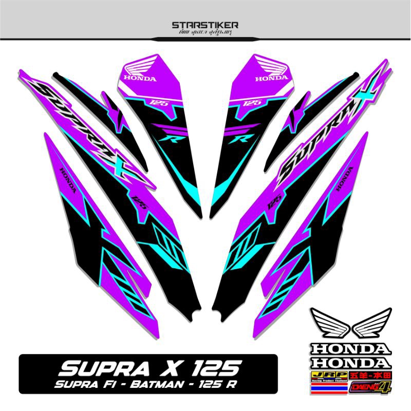 51/Striping Supra X 125 R/Stiker Supra X 125 Fi/Sticker/Supra-x 125 R/Wave 125 R/Stiping/List/Polet/