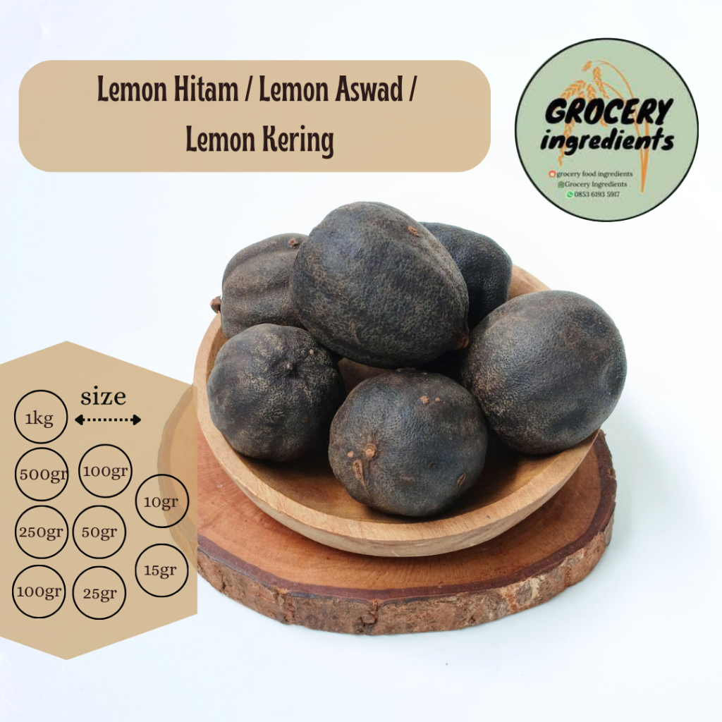 

Lemon Hitam 500gram / Lemon aswad / Lemon Kering