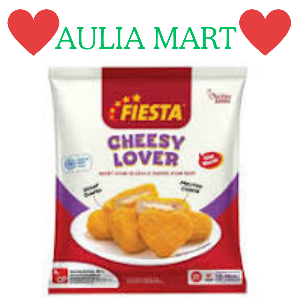 

Fiesta Chessy Lover 400gr - Naget Ayam Isi Keju dan Daging Asap