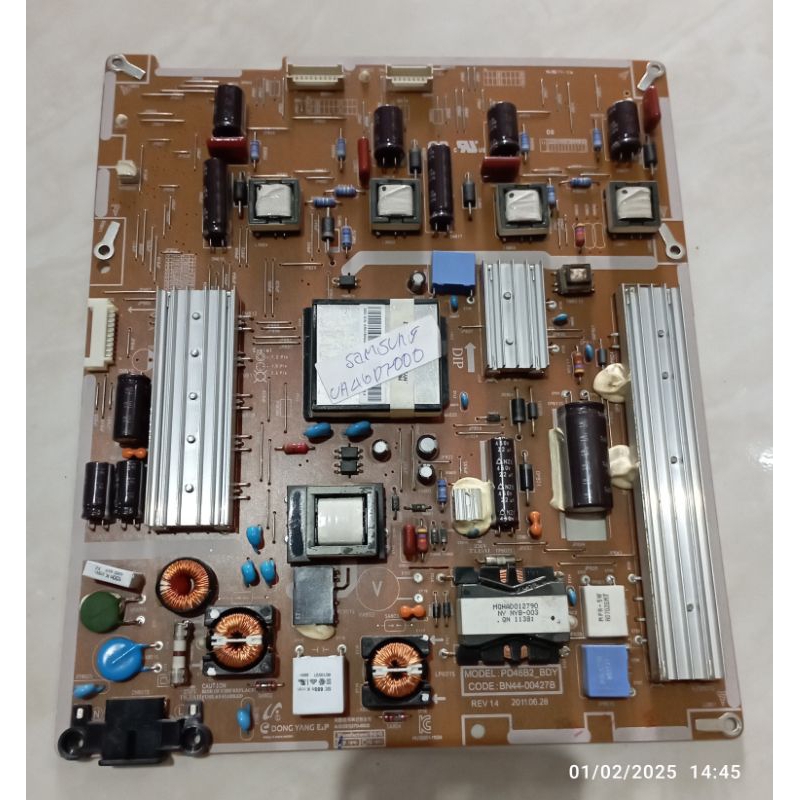 PSU POWER SUPPLY REGURATOR MESIN TV SAMSUNG UA 46D7000 (PSU SG46)