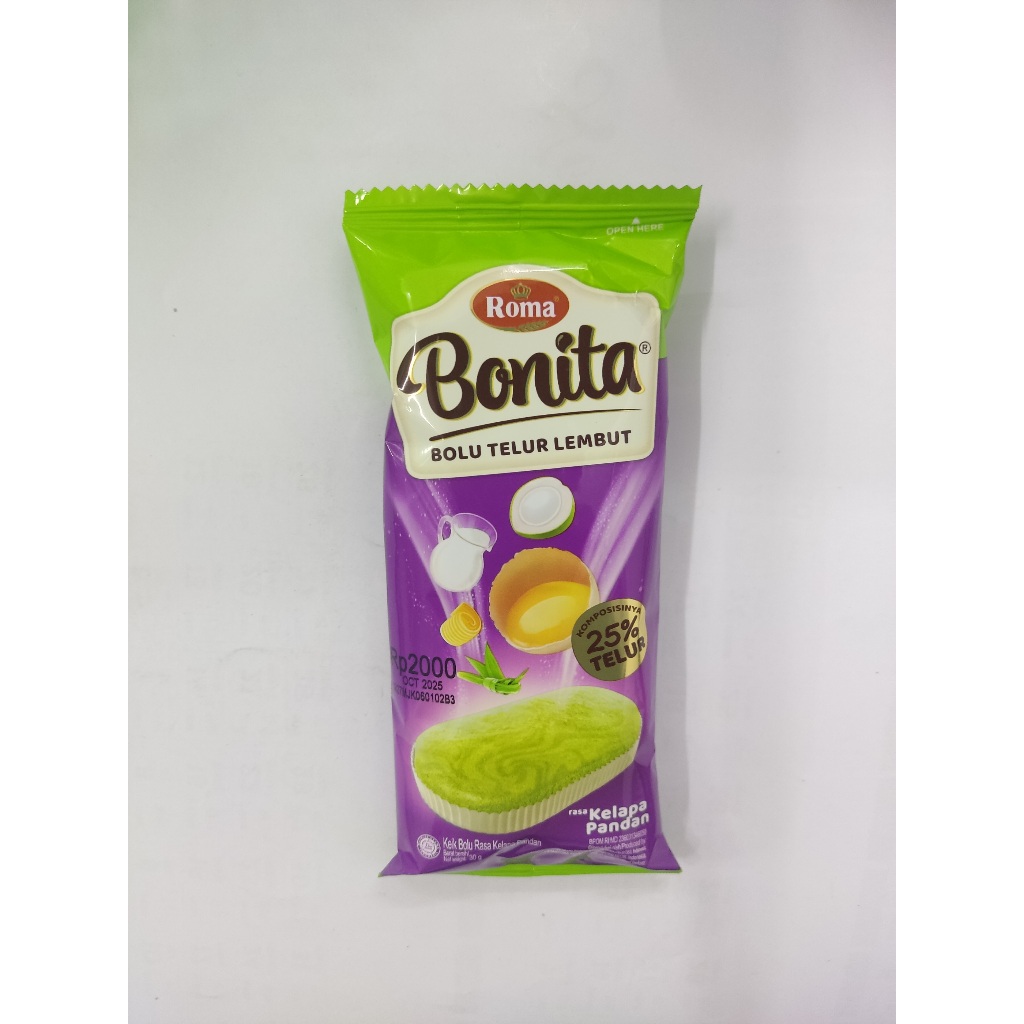 

ROMA BONITA BOLU RASA KELAPA PANDAN 30G