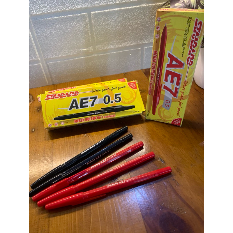 

PULPEN STANDART HITAM DAN MERAH/pack