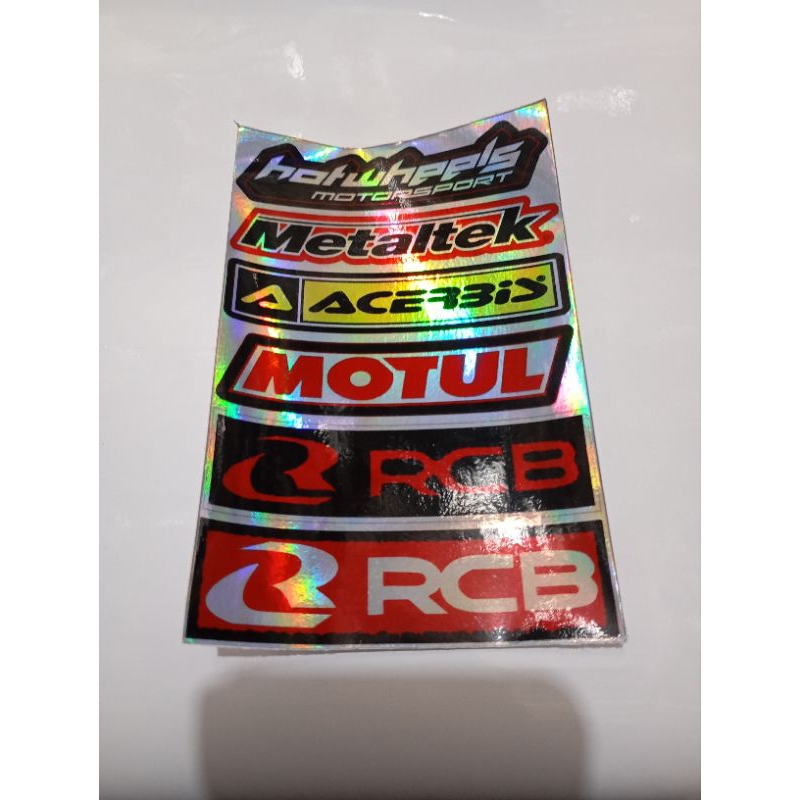 

Stiker tulisan papan hologram