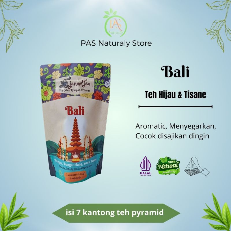 

JannaTea Bali | Teh celup rempah & tisane | Artisan tea | Teh herbal | Pouch isi 7 teabag
