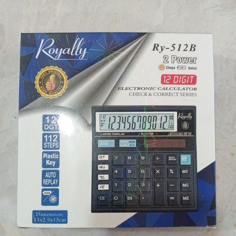 

Royal Ry-512B Elektronik Calculator