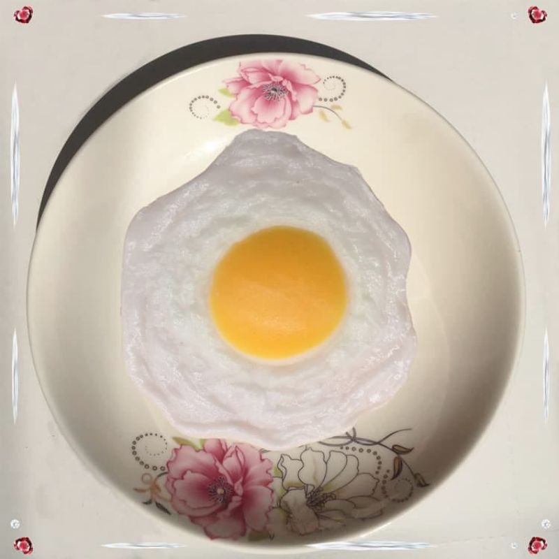 mainan telur ayam ceplok squishy