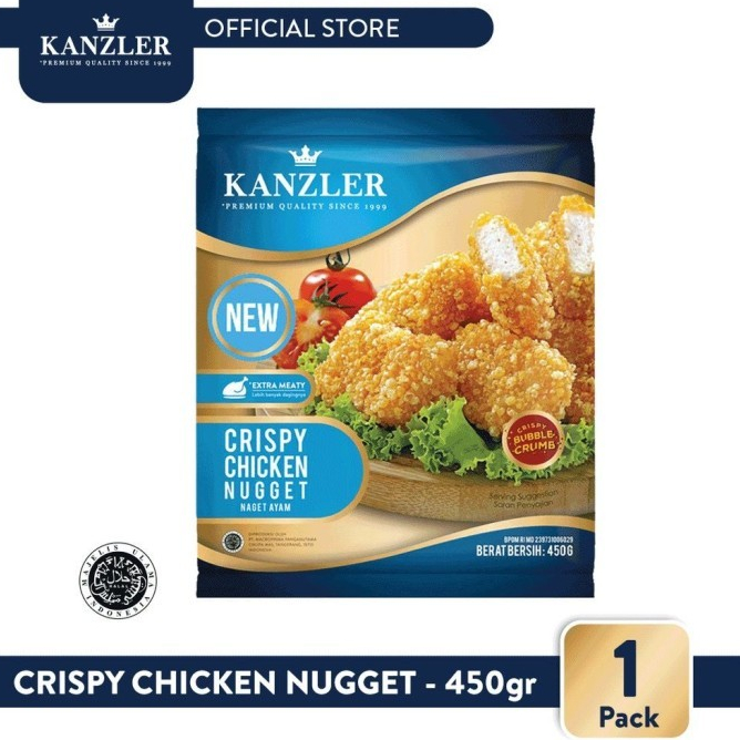

KANZLER Crispy Chicken Nugget Ayam Krispy 450gr