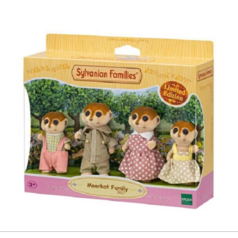 sylvanian families Meerkat family set original new arrival