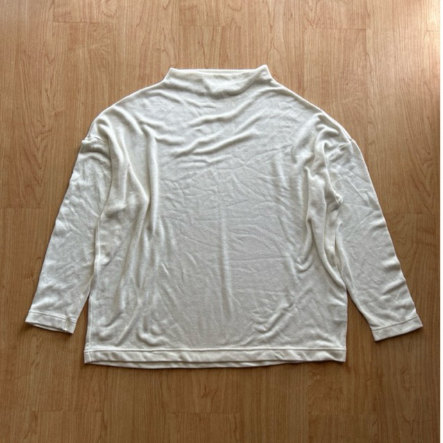 Cardigan 77 cream white putih sweater v neck kardigan Rajut Tipis Knit cewek girl outerwear frost ko