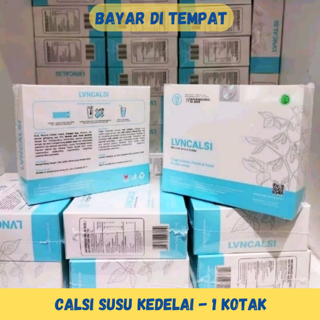 

Susu Kedelai - Susu Bubuk - Calsi - Minuman Kedelai - Susu Kedelai - Halal - BPOM - 10 Sachet - Sehat - Lezat