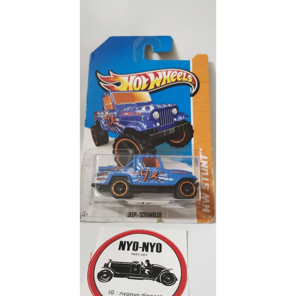 Hotwheels Jeep Scrambler Biru