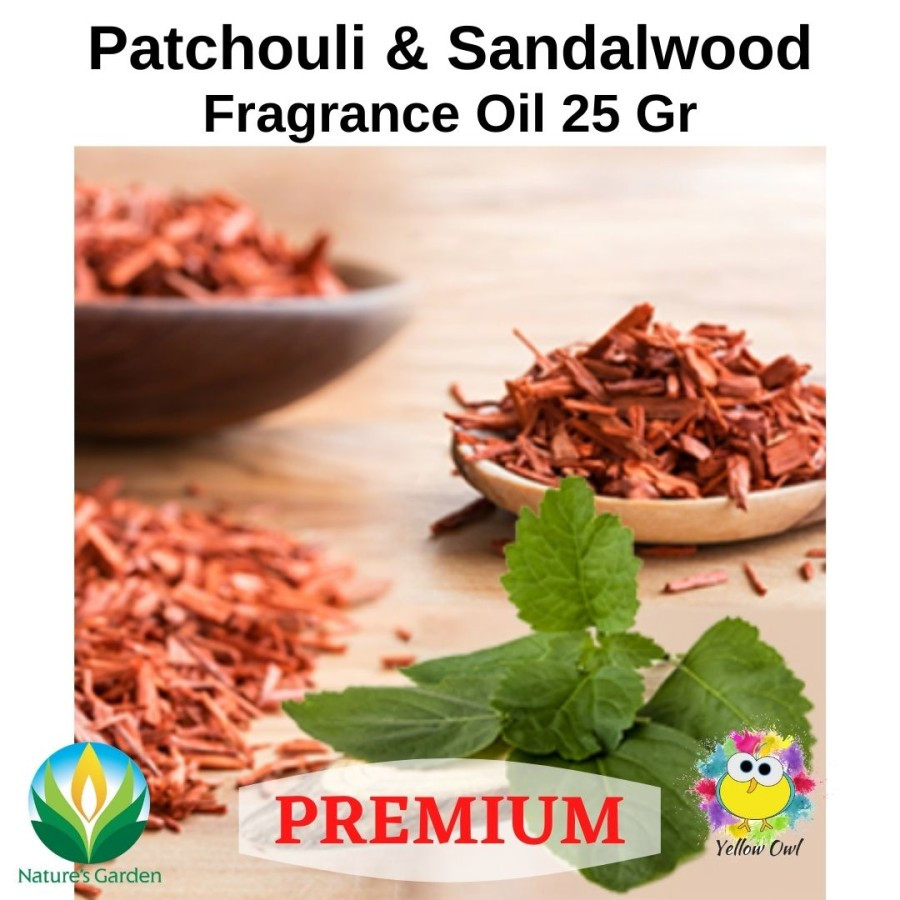 Patchouli and Sandalwood Fragrance Oil USA - Natures Garden