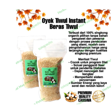 

PRODUK TERBARU TIWUL INSTAN 1 KG SINGKONG BERAS OYEK