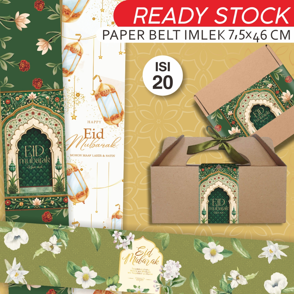 

Paperbelt hampers lebaran dus 7,3x46cm READY STOCK