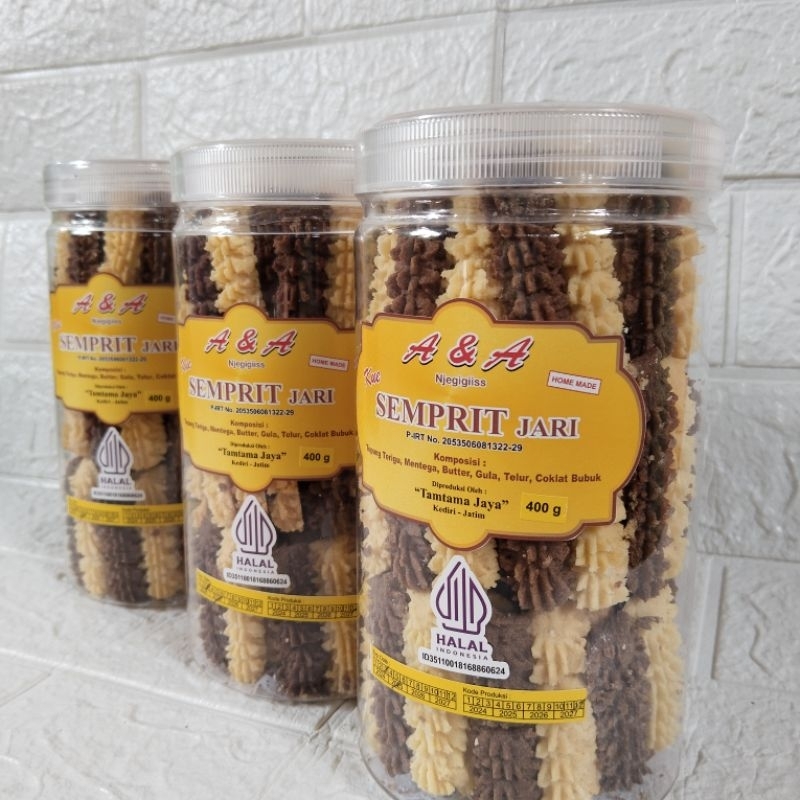 

Kue Semprit Jari Premium mix vanila dan coklat By A&A Kue lebaran Kue hari raya Kue renyah Kue viral Cookies Cookies lebaran Cookies premium Kue hari raya