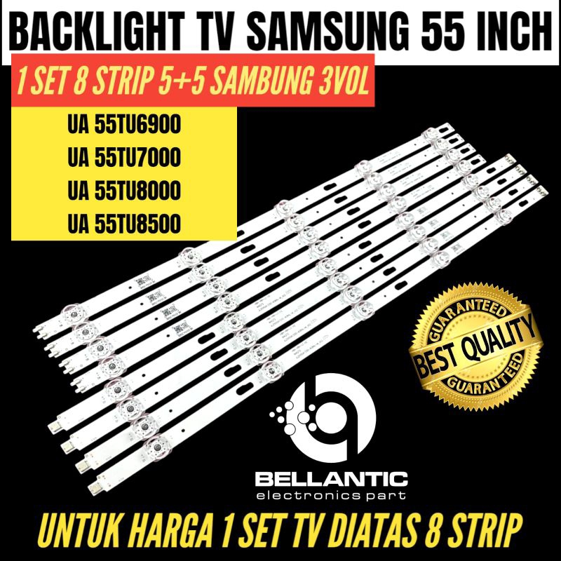 BACKLIGHT TV LED SAMSUNG 55 INCH UA-55TU7000- UA-55TU6900- UA-55TU8000- UA-55TU8500 BACKLIGHT TV LED