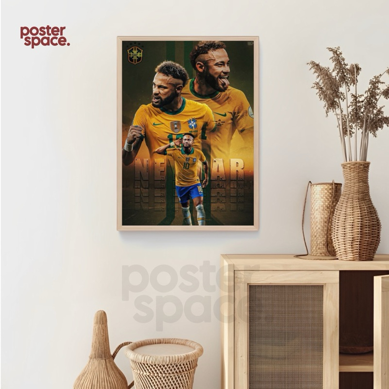 Poster Kanvas Printing Neymar JR | Posterspace.