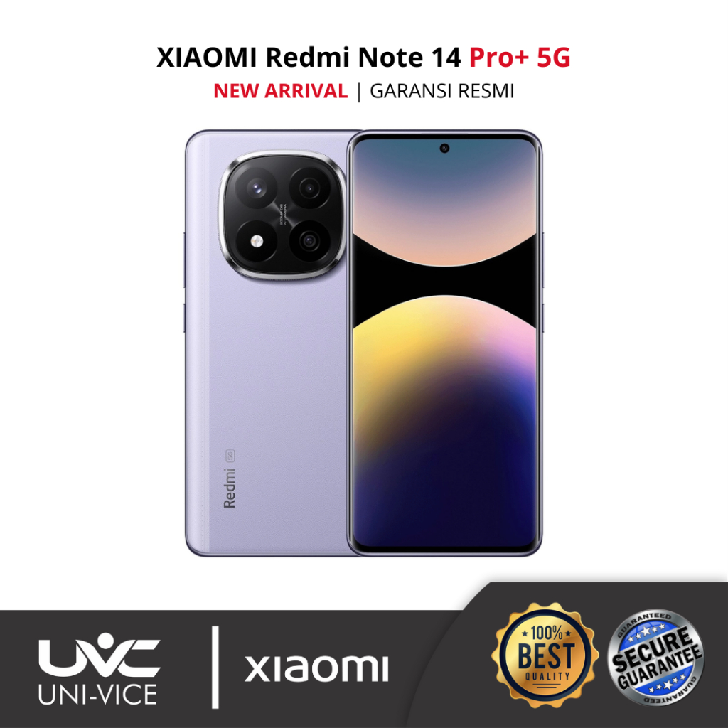 Xiaomi Redmi Note 14 Pro Plus Pro+ 5G Iconic Shot I Kamera 200 MP AI Crafted - 12/512GB