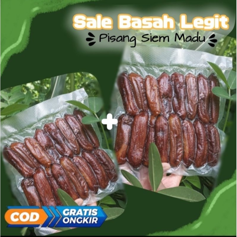 

SALE Madu PREMIUM pisang siem |Legit| tanpa pengawet|cemilan sehat| 1kg
