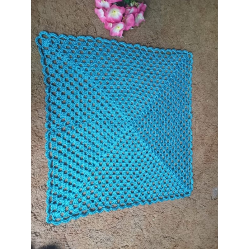 taplak rajut persegi/ bulat handmade