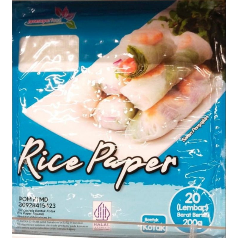 

Rice Paper Bentuk Kotak 200gr