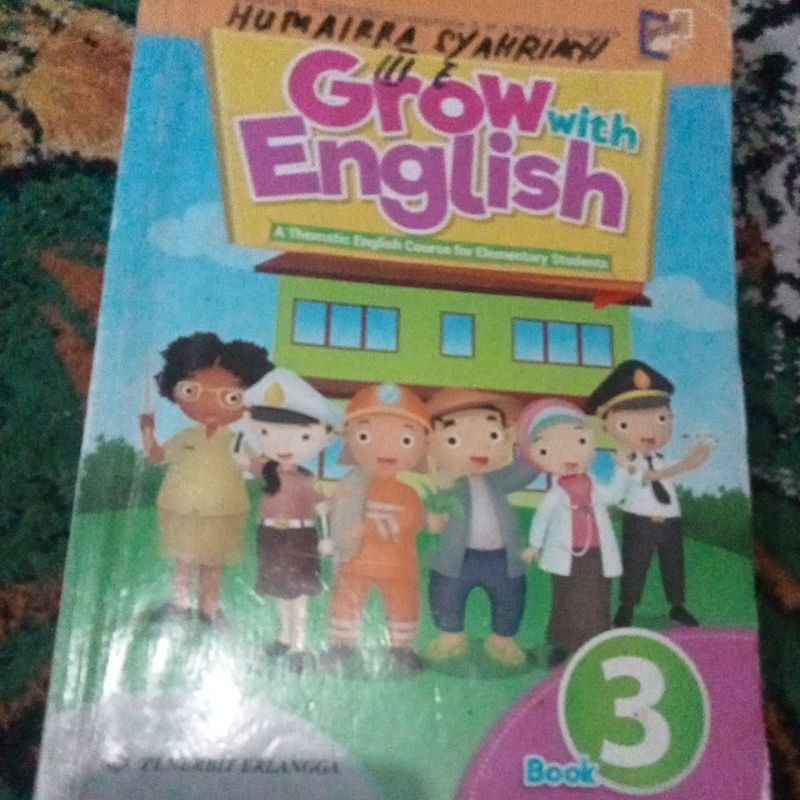 buku grow with English kelas 3 SD