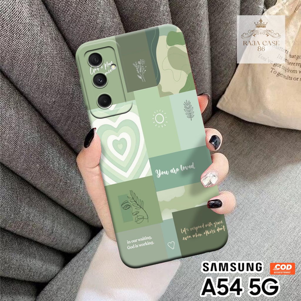 Softcase Samsung A54 5G - Rajacase - Case Samsung A54 5G - Motif Case Aesthetic - Case Samsung A54 5