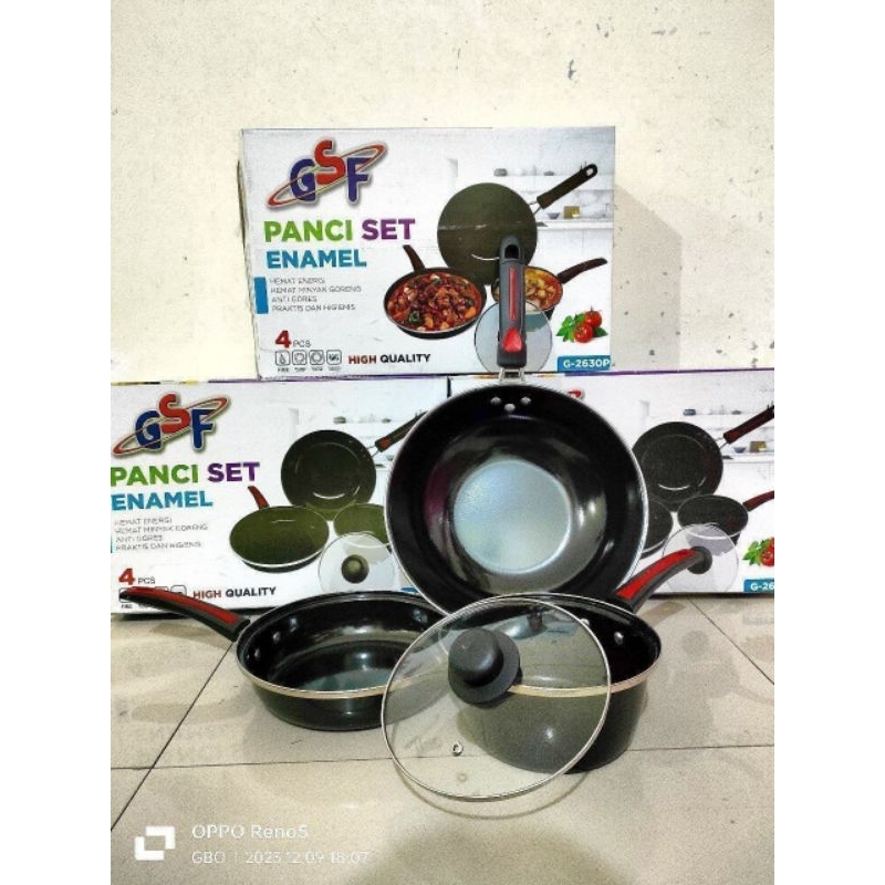 Panci Set Enamel GSF 2630