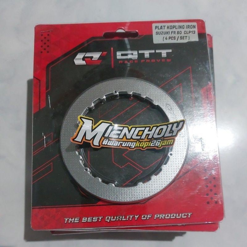 PLAT KOPLING TOTOL FR 80 PNP FIZR JUPITER VEGA QTT RACING PLAT KAMPAS KOPLING BINTIK JUPITER FIZ R