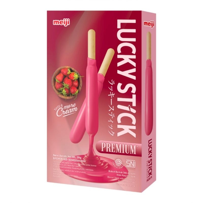 

meiji LUCKY STICK Premium Tasty & More Cream