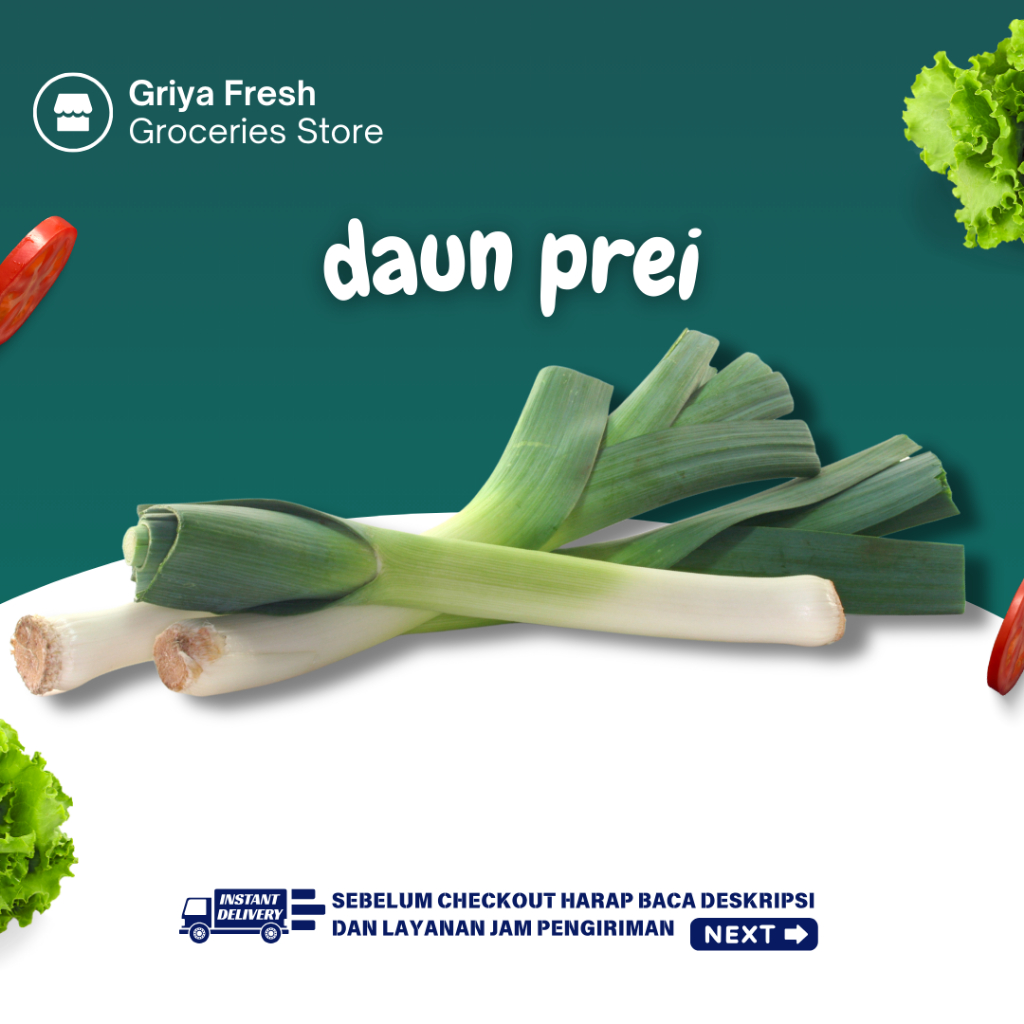 

Daun Prei Fresh 100 gram - Kirim Instant