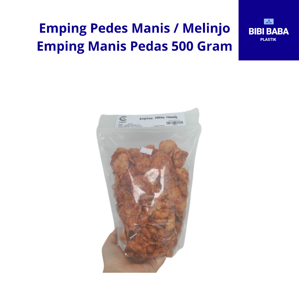 

Emping Pedes Manis / Melinjo Emping Manis Pedas 500 Gram/ Amping Manis Tipis Tidak Keras / Kripik Belinjo / Keripik Emping