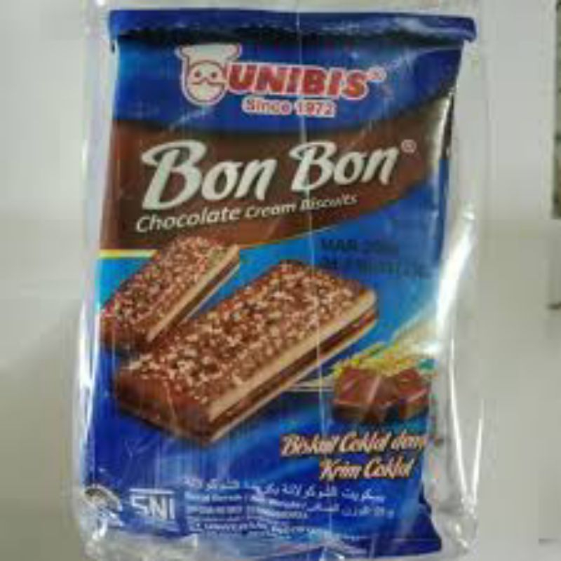 

Unibis Bon Bon Biskuit Coklat@25gr 10 sachet