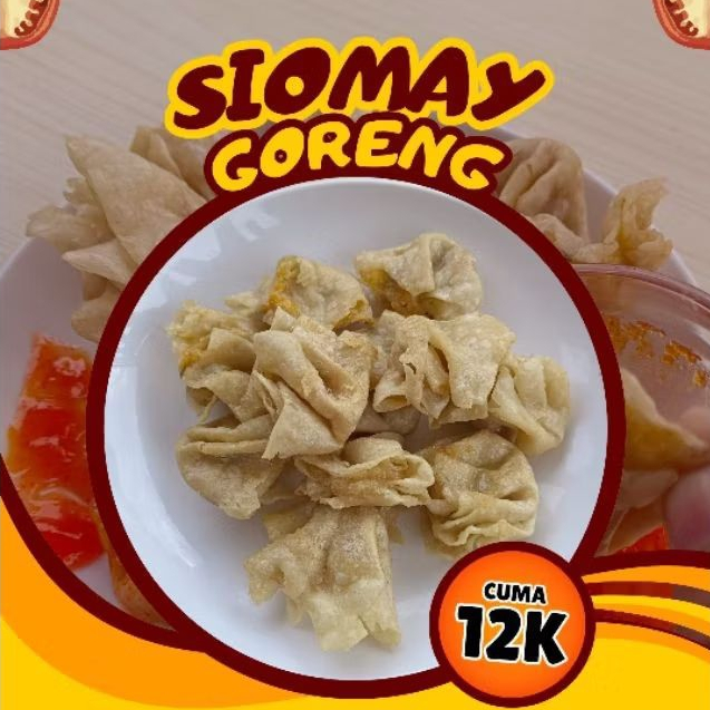 

SIOMAY GORENG KRIUK dan REBUS + SAOS CABAI PER BNGKUS isi 12 pcs