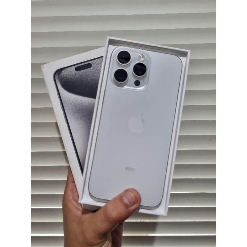 Iphone 15 Pro Max 256 White Titanium