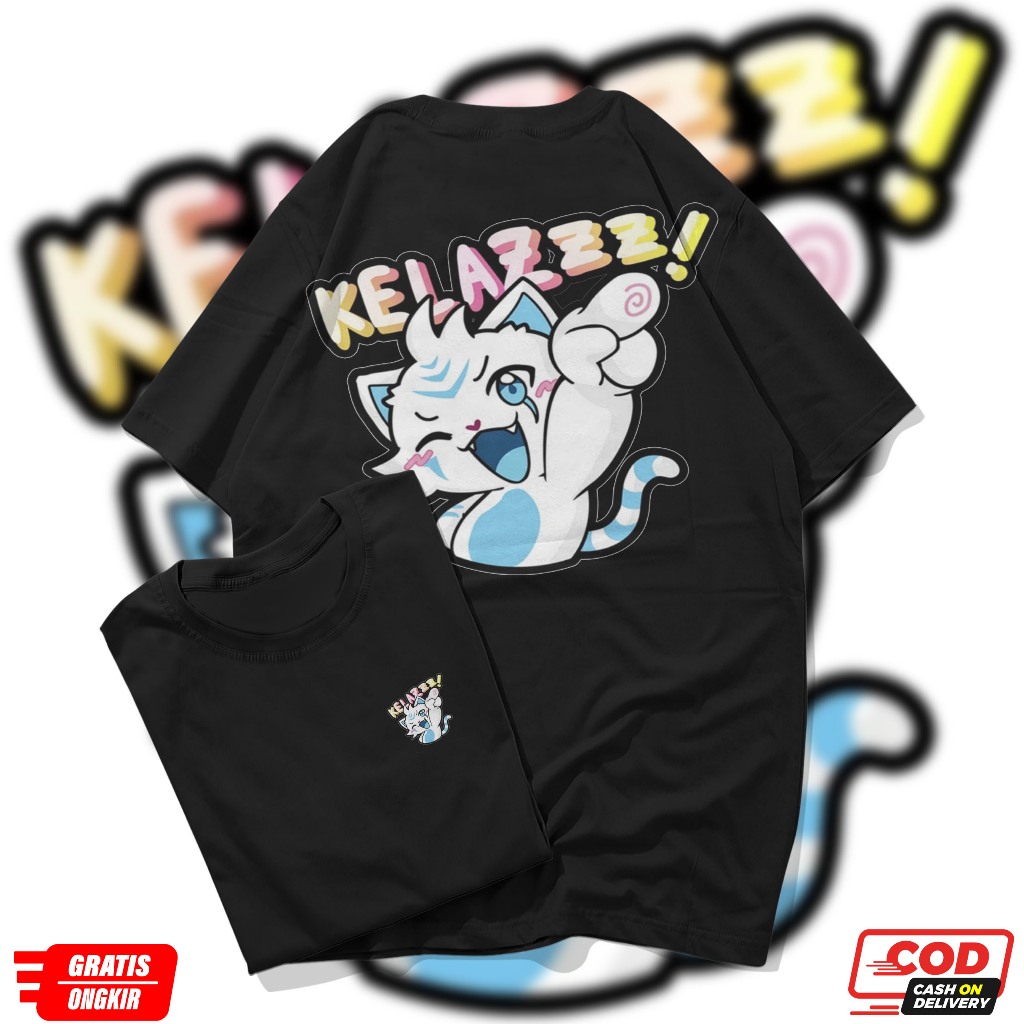 KAOS EMOTE MOBILE LEGENDS KELAZZZ UNISEX DISTRO BAHAN KATUN