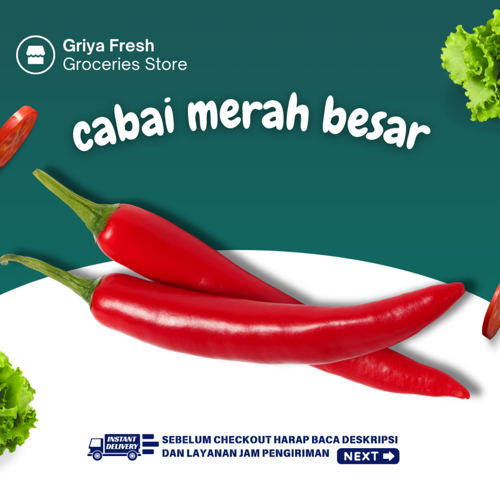 

Cabai Merah Besar Paket 10.000 - Kirim Instant