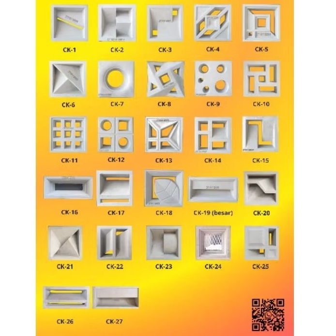 Roster beton/roster cor/roster minimalis/lubang angin/loster jalosi