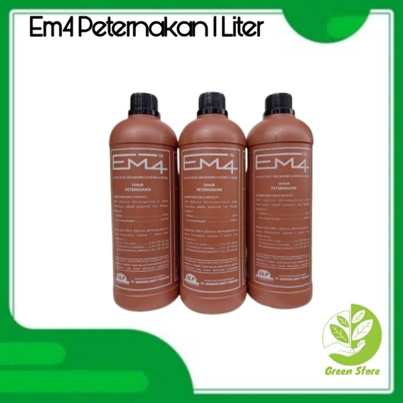 EM4 Peternakan Sapi Kambing Domba Ayam Broiler Petelur isi 1 Liter