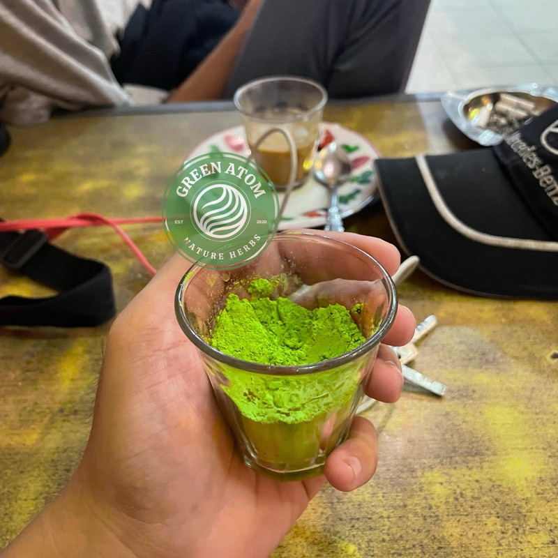 

GREEN ATOM - Bubuk Daun Purlik Hijau NANO S+ KRATON Ori Borneo