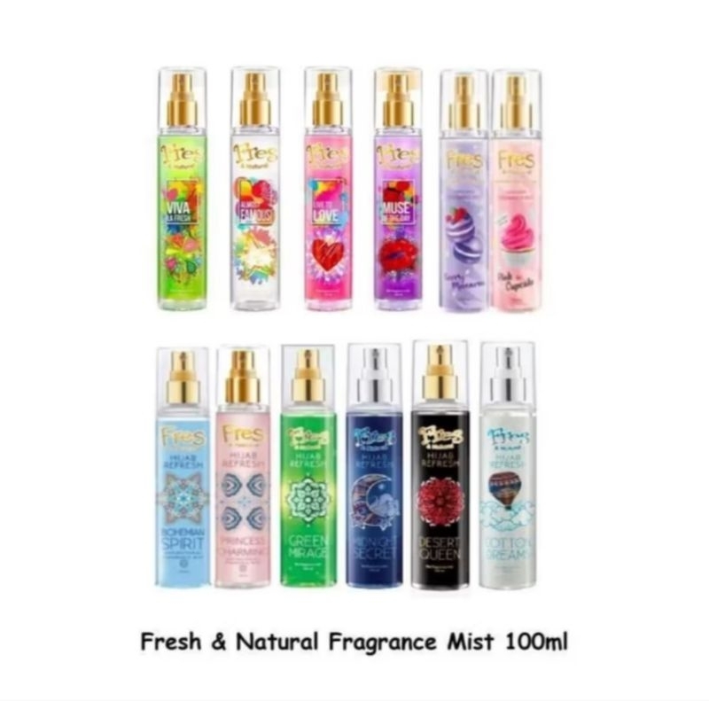 fresh&natural  spray cologne 100ml