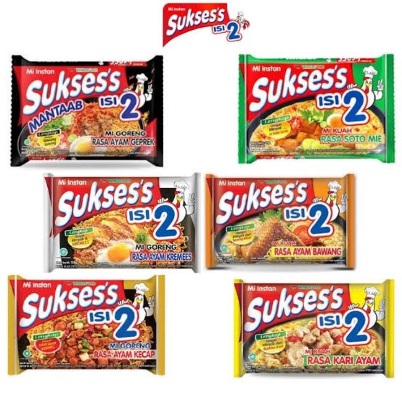 

[Mie] Sukses's Mie isi 2 All Varian | Aneka Pilihan Rasa
